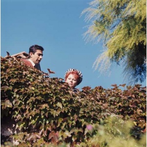 ©Angelo Frontoni Soraya e Franco Indovina sul set di "I tre volti, episodio Latin Lover" (Franco Indovina, 1964) 